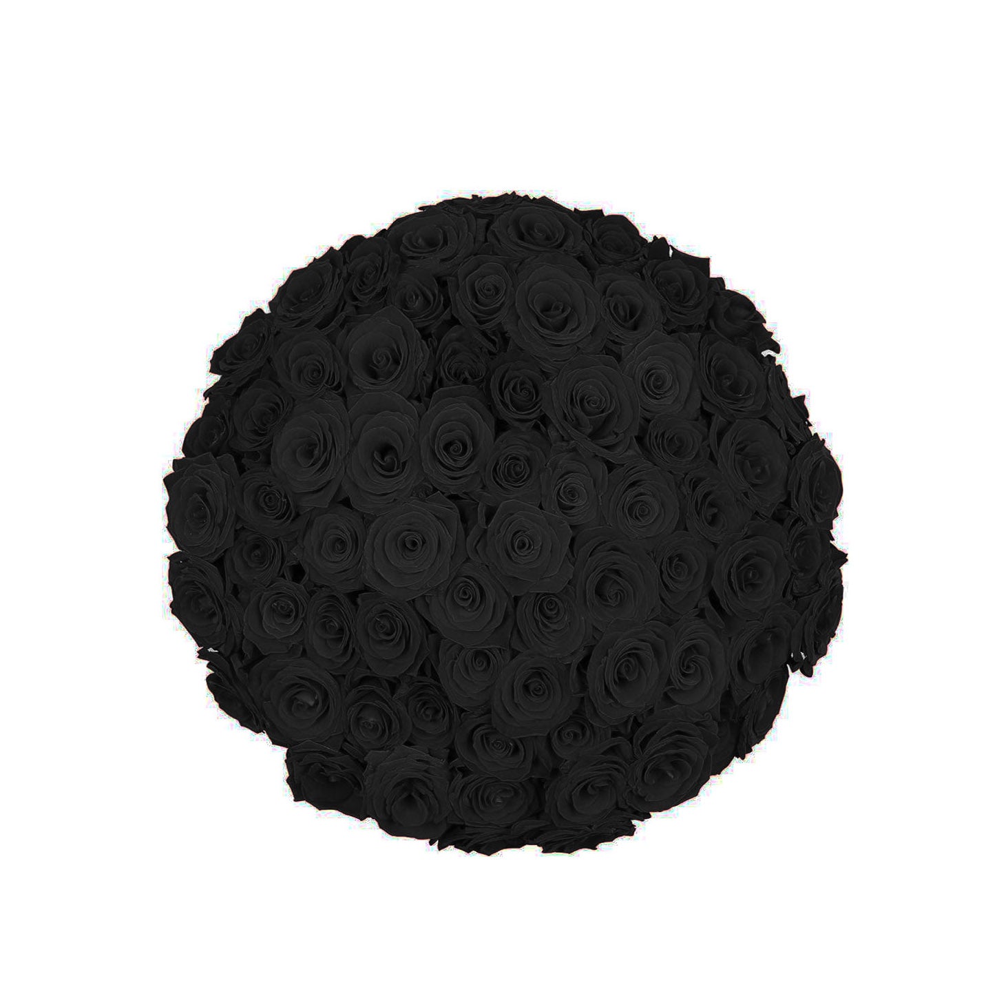 Black long stem rose bouquet arranged for luxury same-day flower delivery nationwide