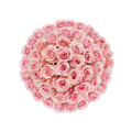 Pink blush long stem rose bouquet for luxury same-day flower delivery and nationwide shipping